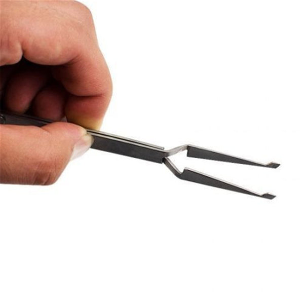 Stainless Serrated Dental Tweezers