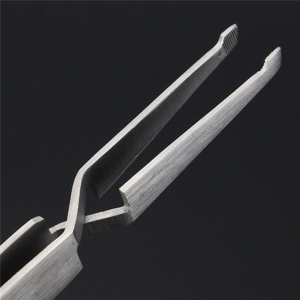Stainless Serrated Dental Tweezers